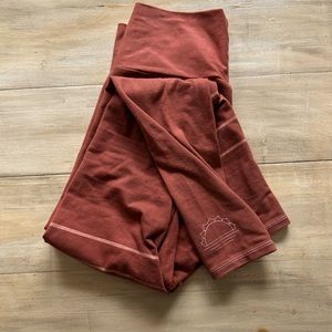 Purusha People organic cotton high rise sunrise yoga leggings xs